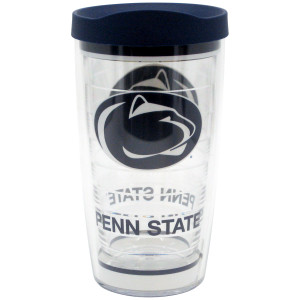 plastic tumbler with Penn State below Athletic Logo